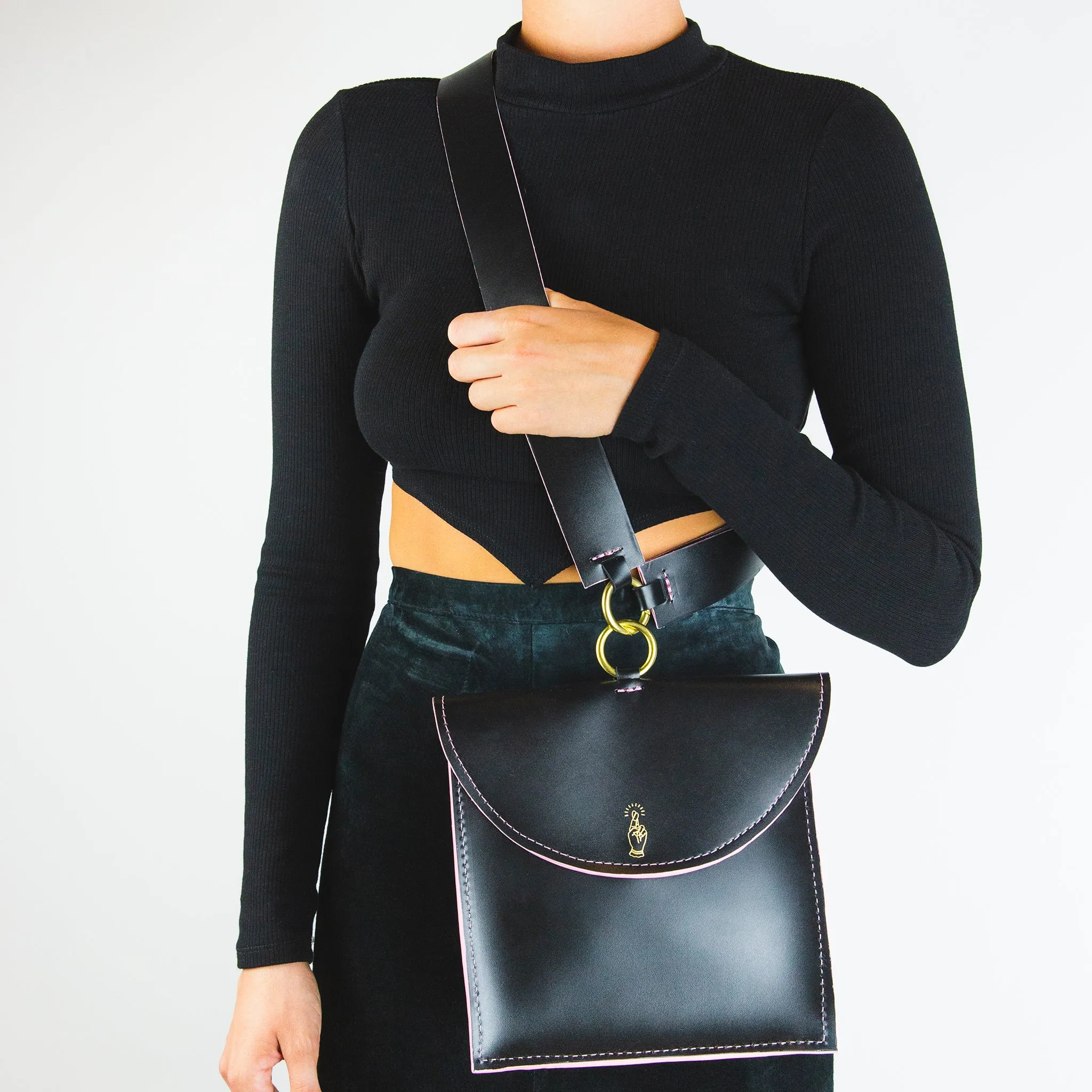 Mia Crossbody - Licorice