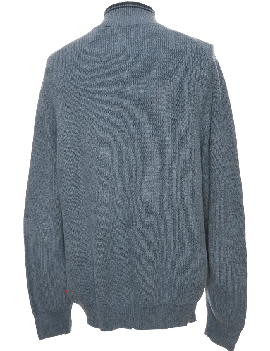 Mid Wash Blue Izod Jumper - L