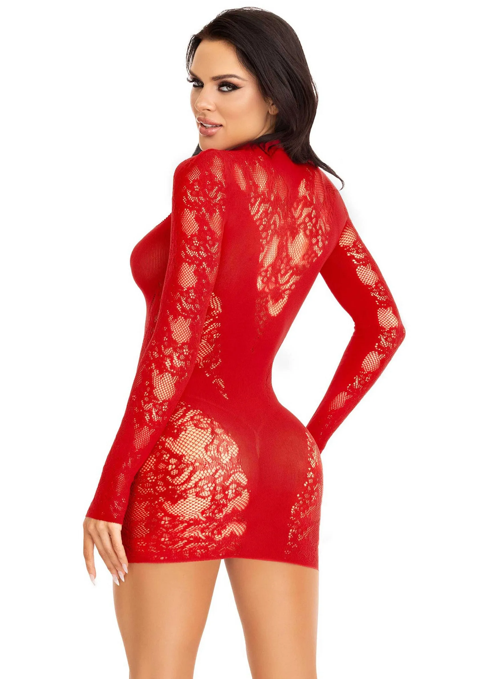 Mini Dress and Gloved Sleeves