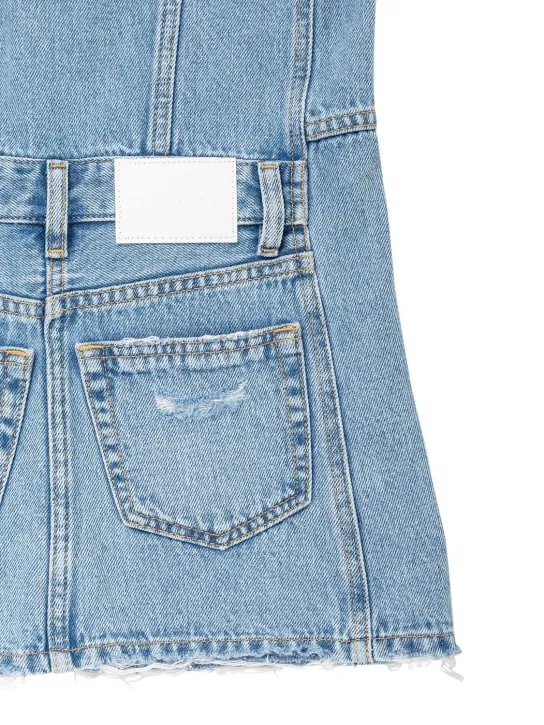 MM6 Maison Margiela   Washed cotton denim dress 