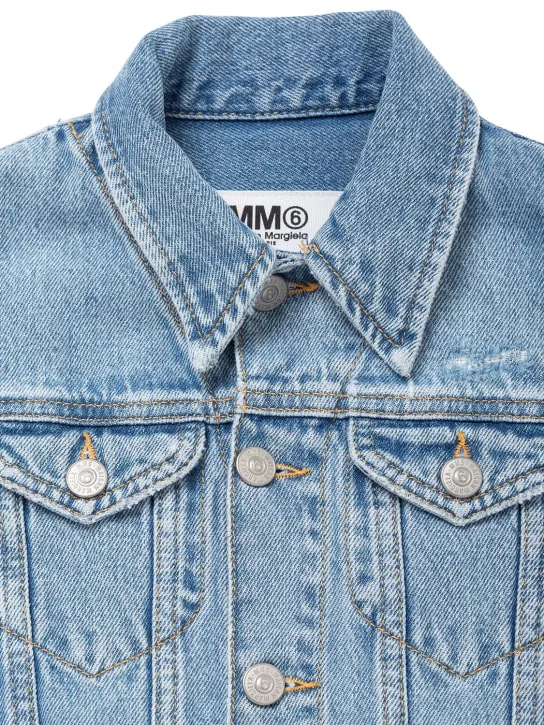 MM6 Maison Margiela   Washed cotton denim dress 