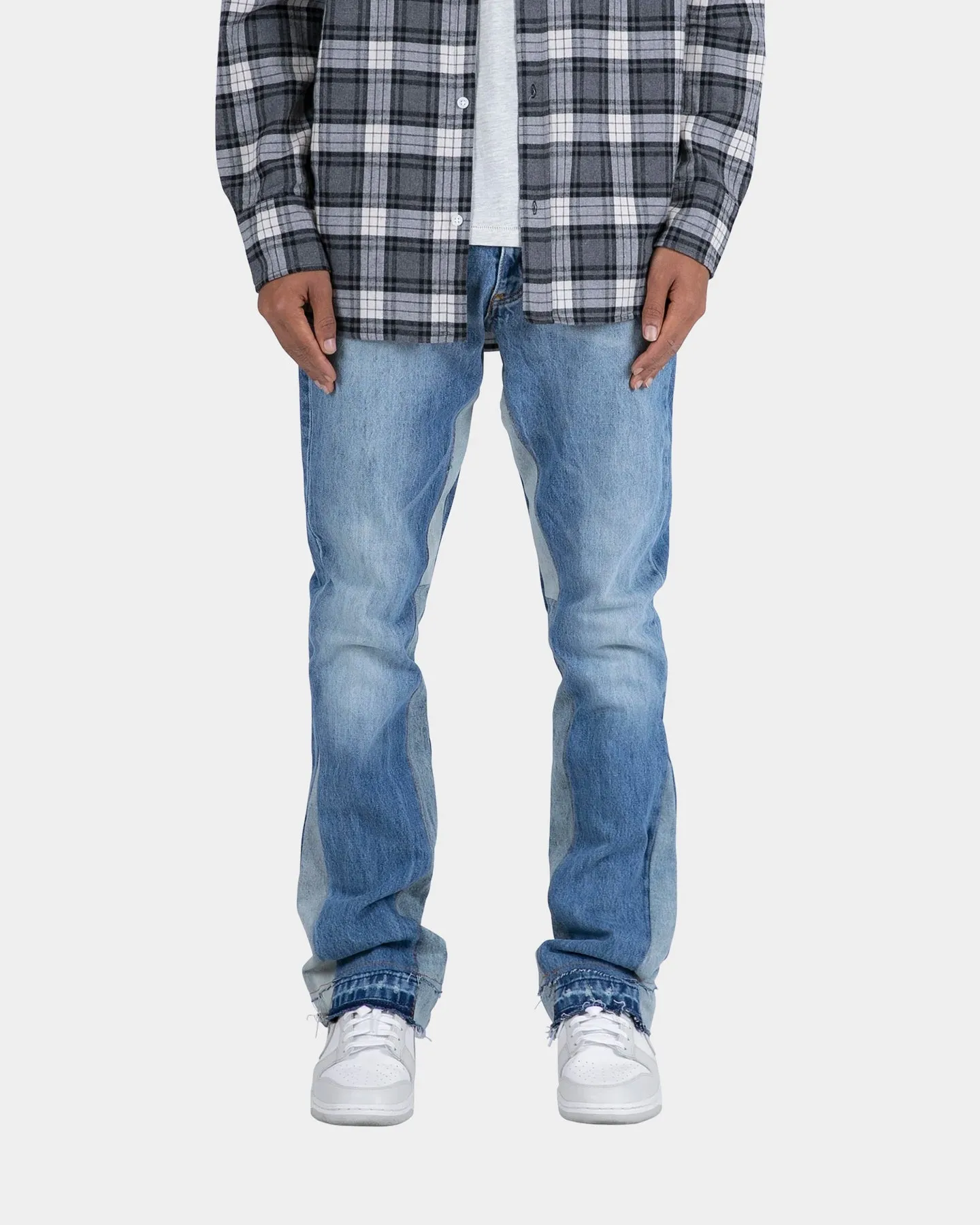 MNML B119 Flare Denim Jeans Blue
