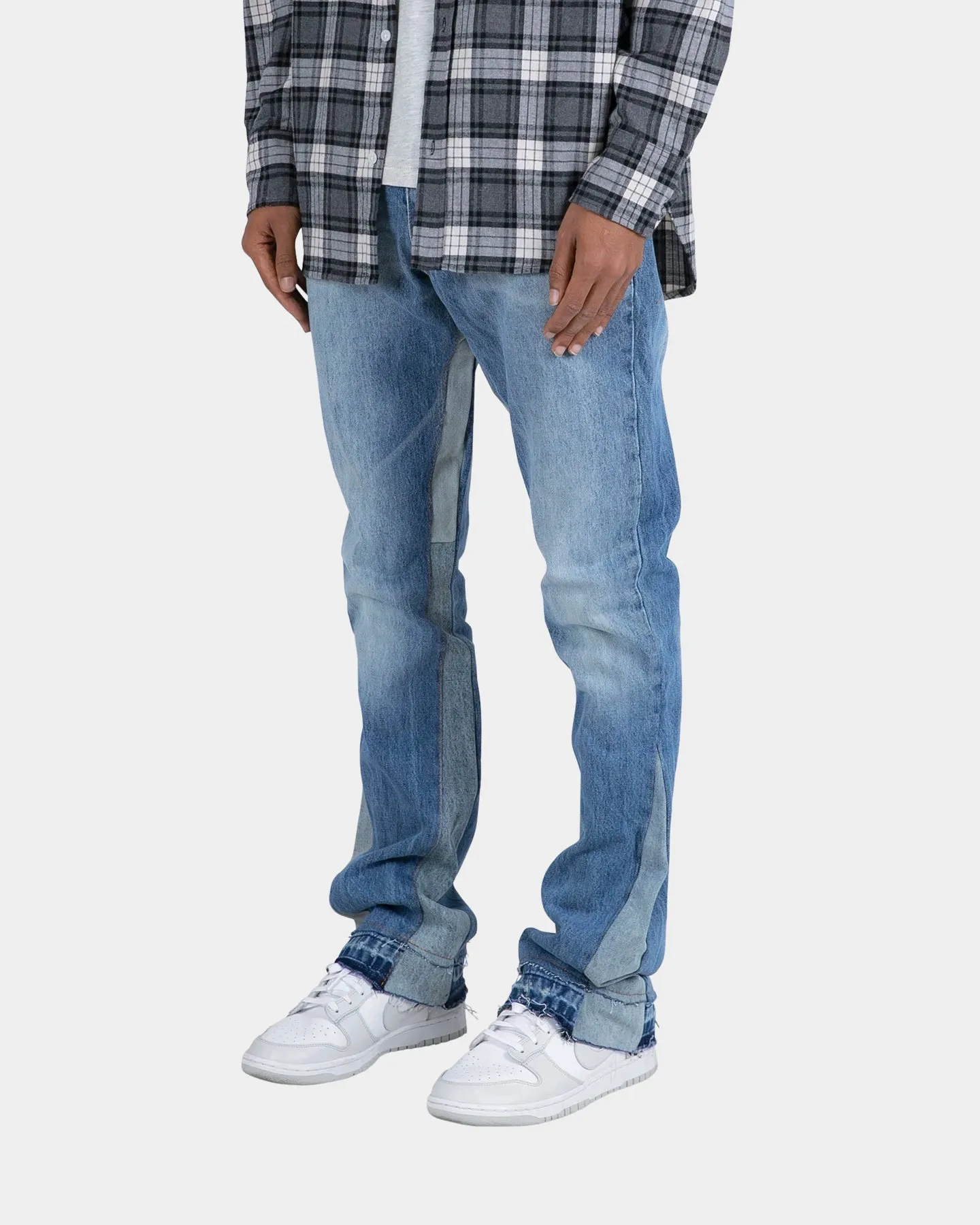 MNML B119 Flare Denim Jeans Blue