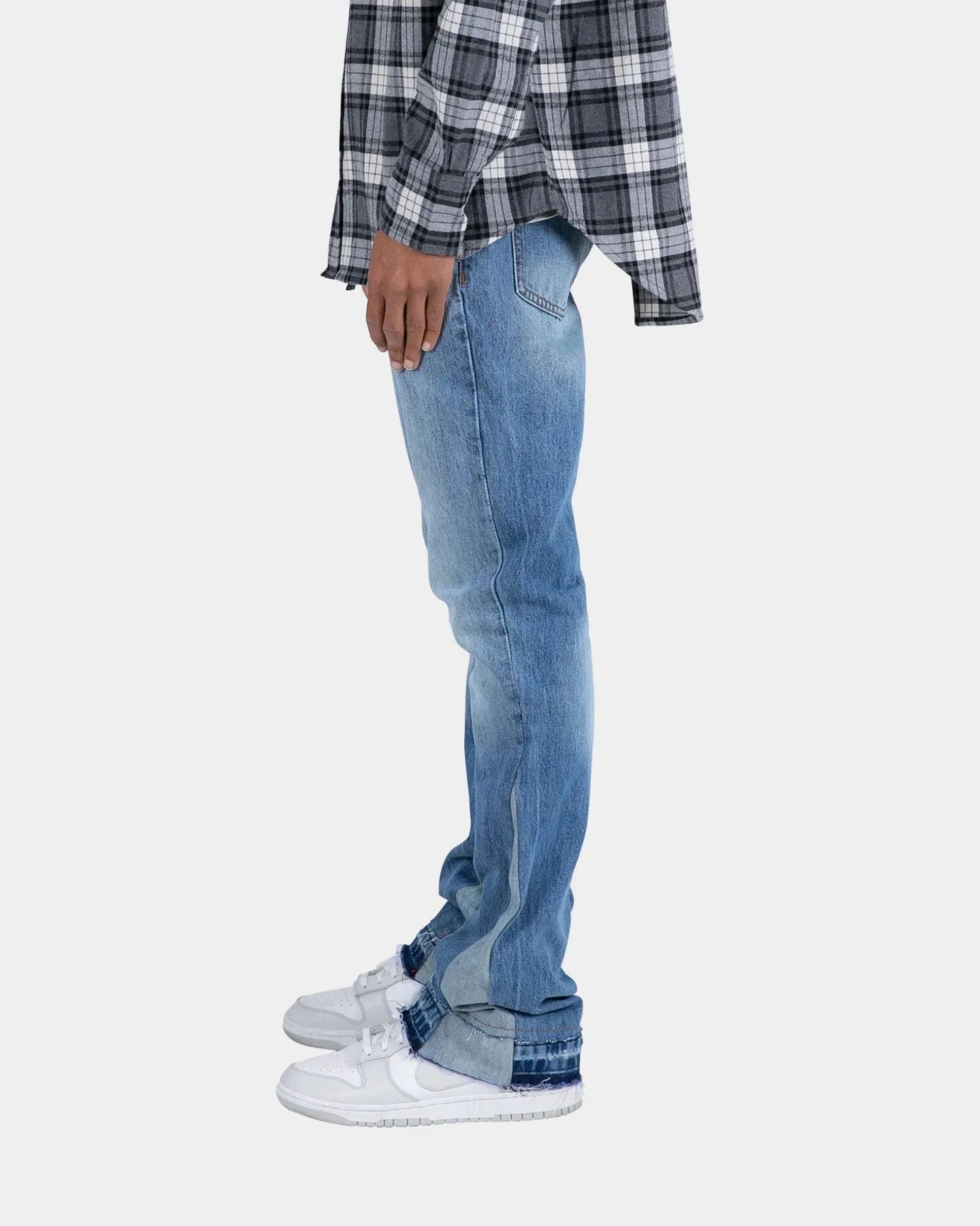 MNML B119 Flare Denim Jeans Blue