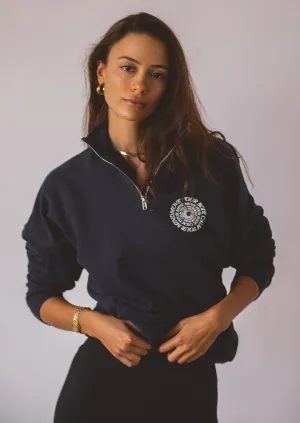 move your body 1/4 zip sweatshirt - Navy