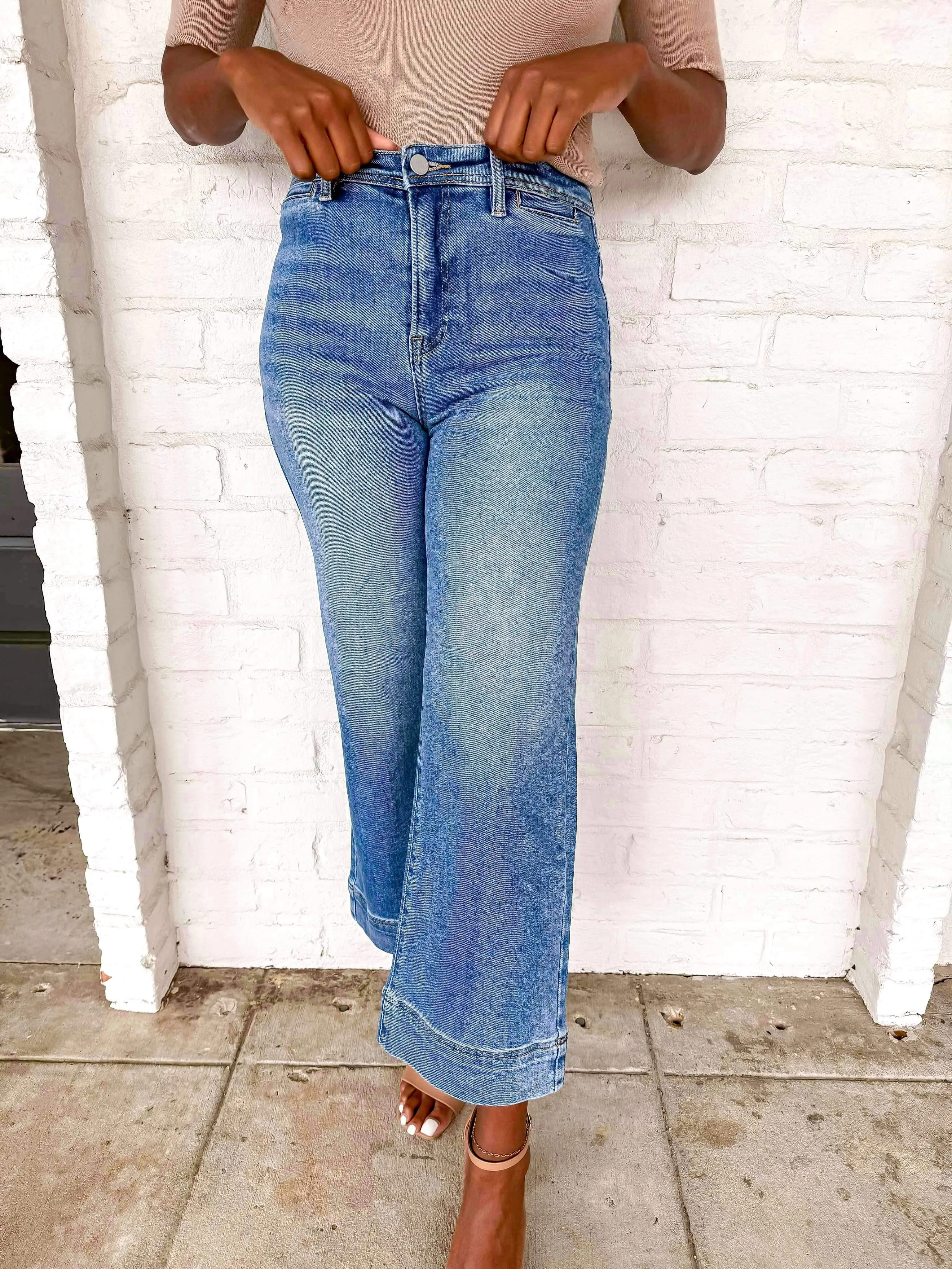 Rise Above Crop Denim Jean