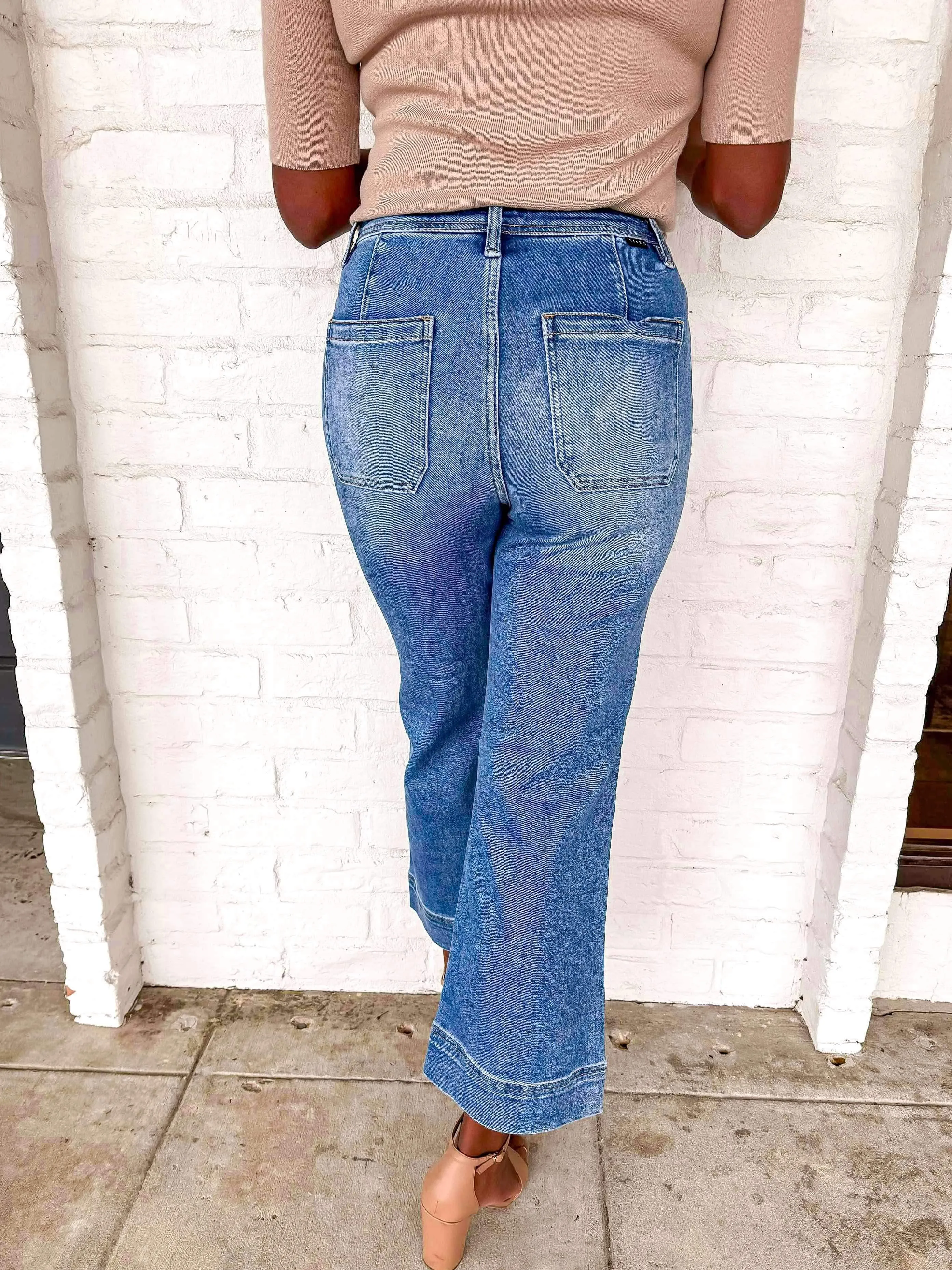 Rise Above Crop Denim Jean