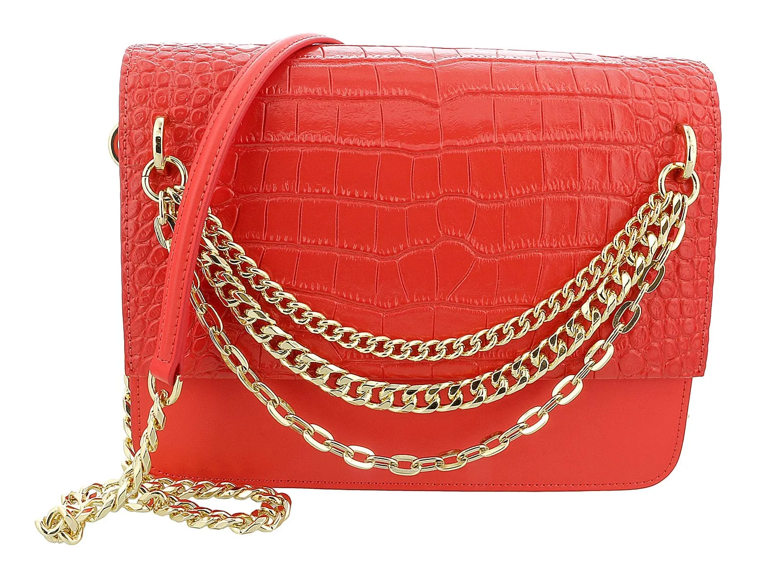 Roberto Cavalli Class Coral Large Milano Shoulder Bag