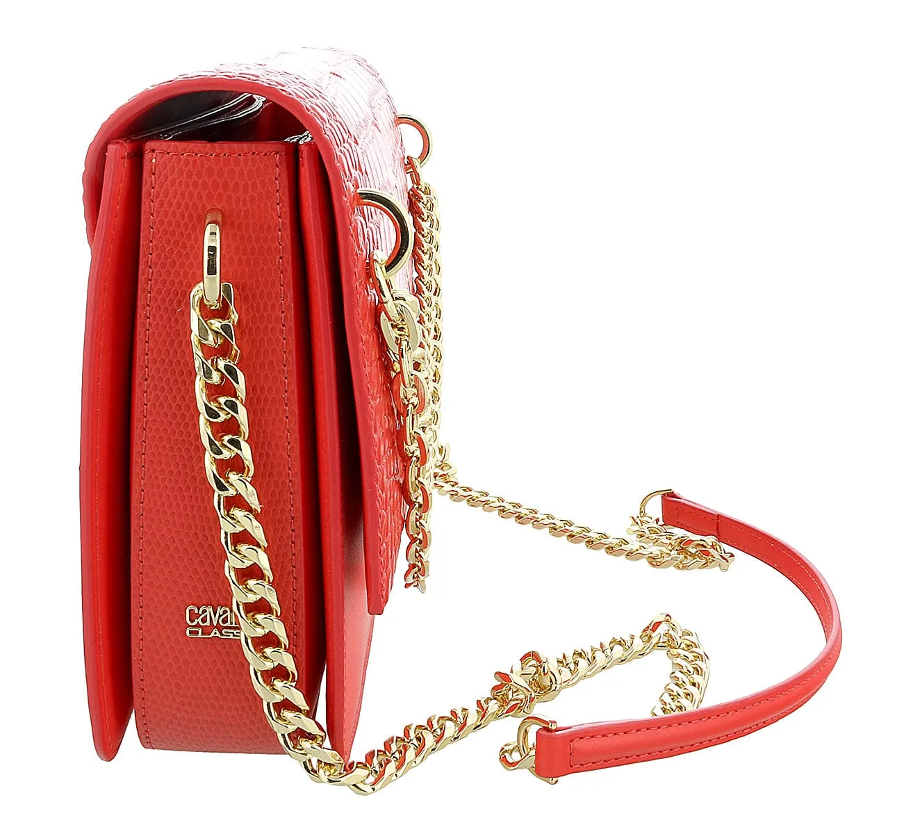 Roberto Cavalli Class Coral Large Milano Shoulder Bag