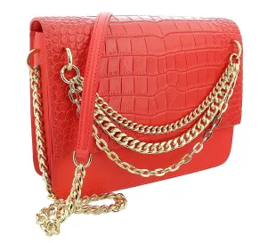 Roberto Cavalli Class Coral Large Milano Shoulder Bag