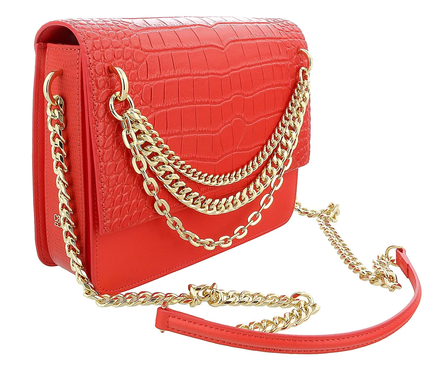 Roberto Cavalli Class Coral Large Milano Shoulder Bag