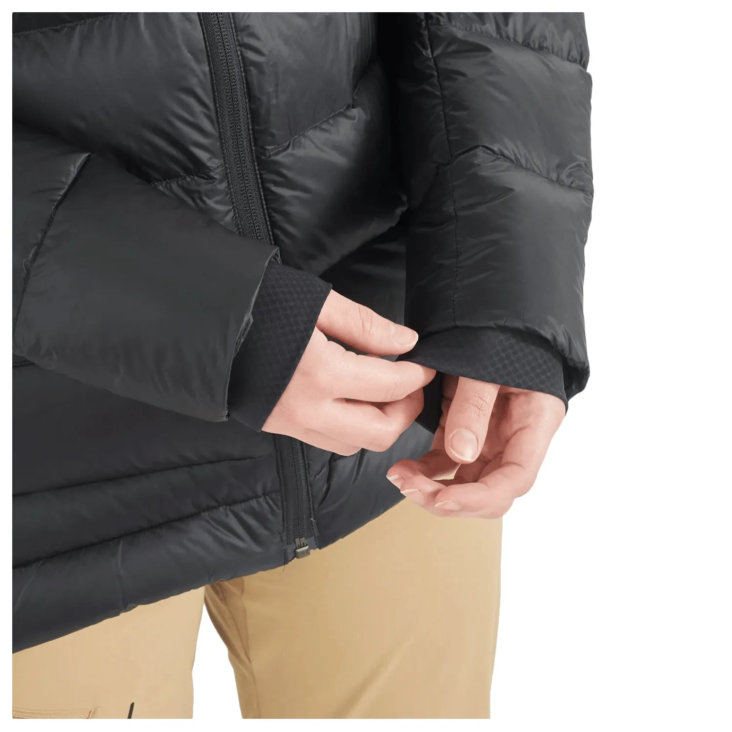 Salomon Women's Elixir Ultra Down Parka Jacket 2024 Deep Black