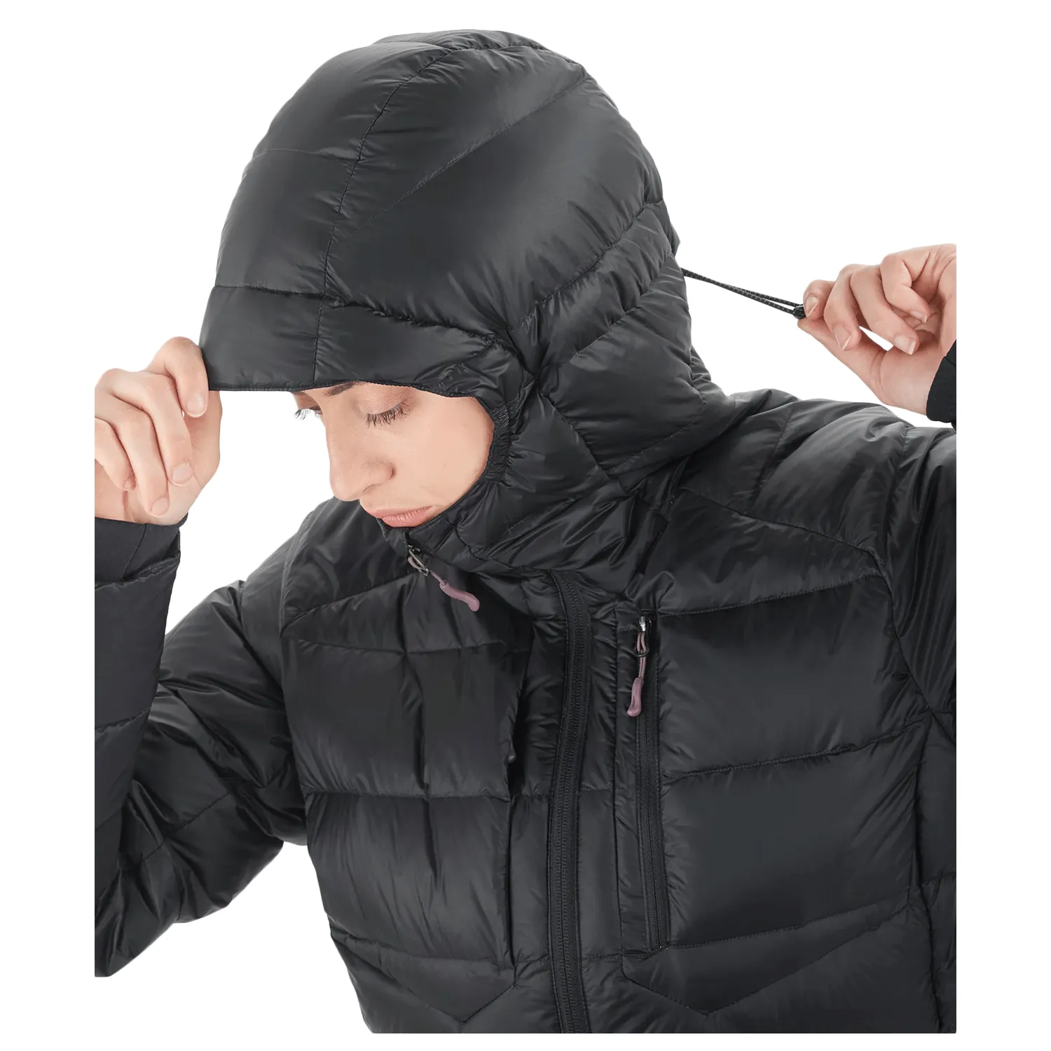 Salomon Women's Elixir Ultra Down Parka Jacket 2024 Deep Black