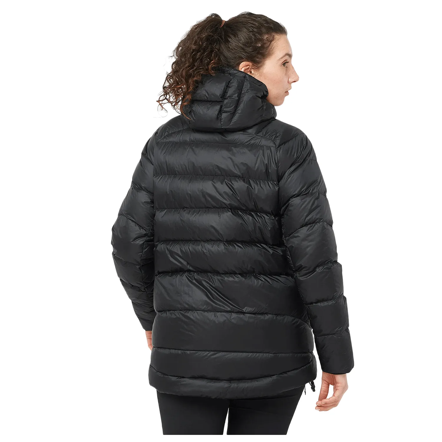 Salomon Women's Elixir Ultra Down Parka Jacket 2024 Deep Black