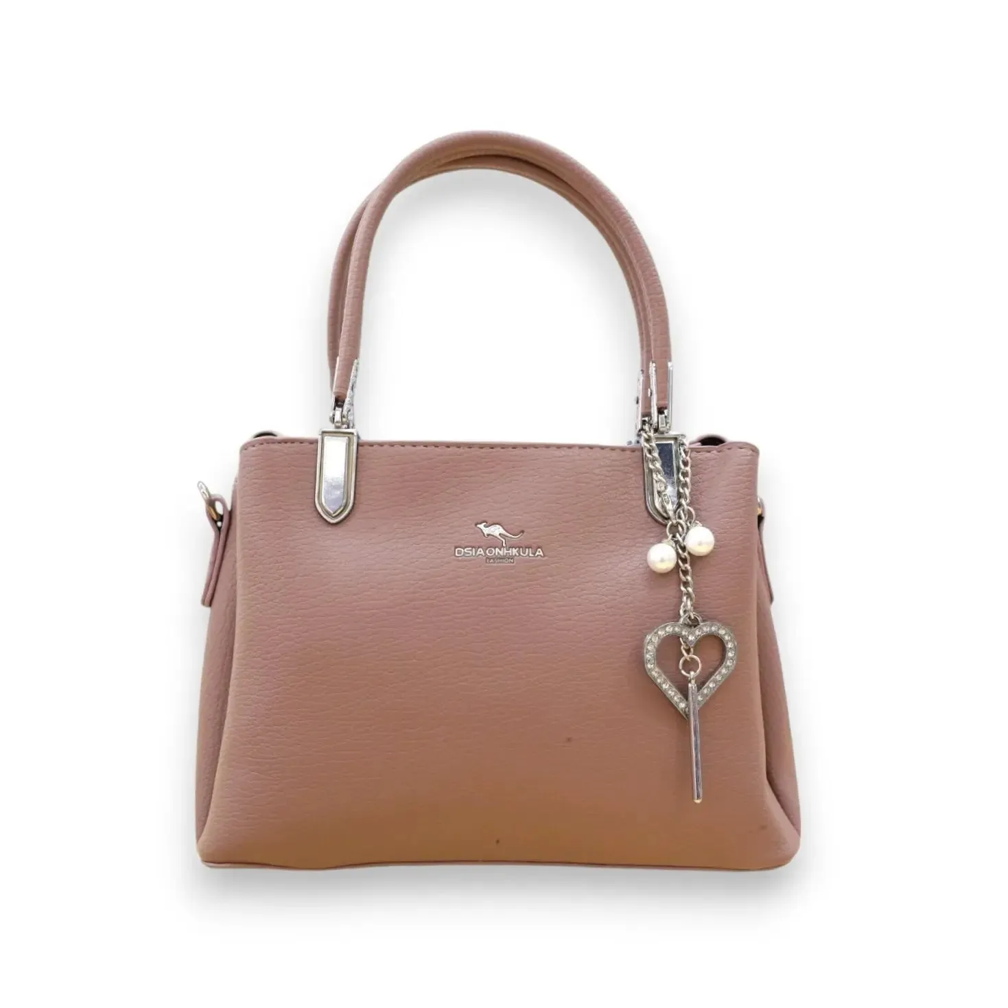 Satchel Shoulder Bag Heart Charm
