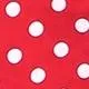 Self Tie Polka Dot Surplice Dress