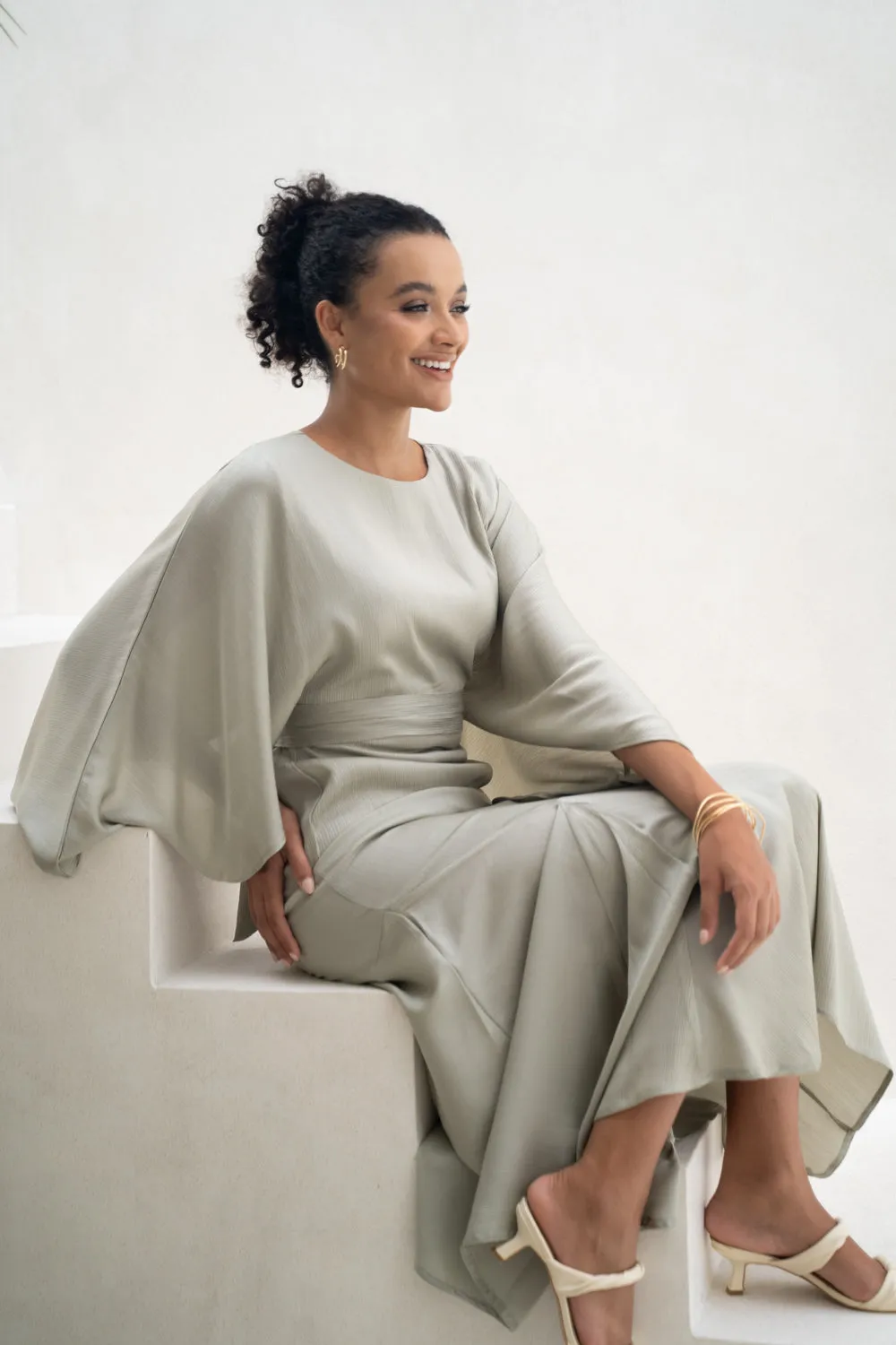 Serene Sage Dress