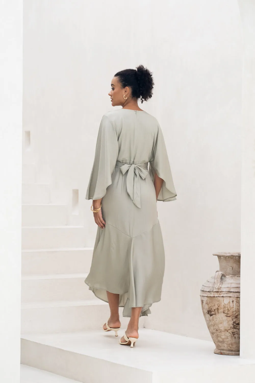 Serene Sage Dress