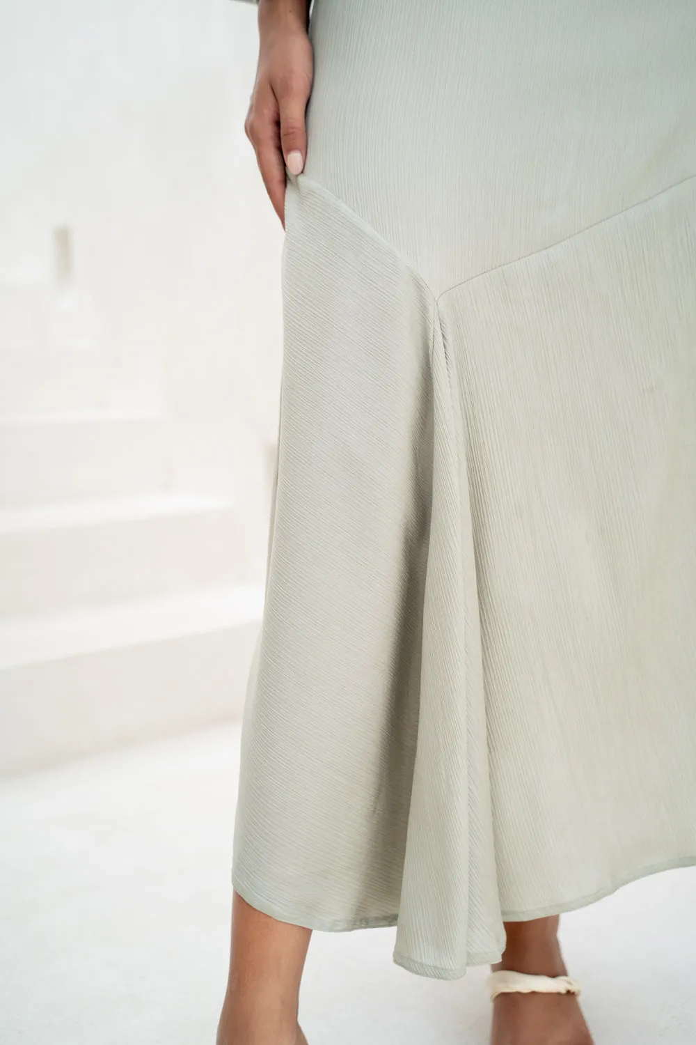 Serene Sage Dress