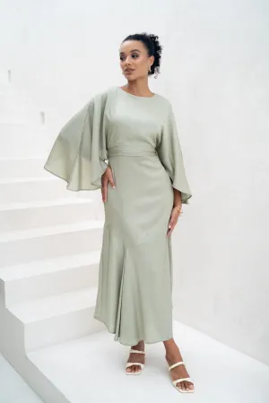 Serene Sage Dress