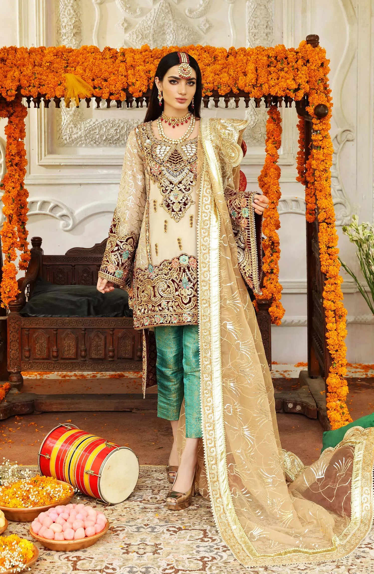 Shamrock Resplendent Luxury Collection by Maryum N Maria – SFD0052 OPULENT