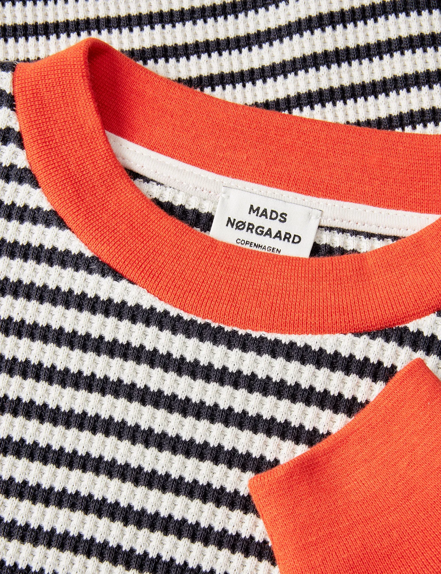 Slub Rib Helle Sweatshirt, Deep Well/Vanilla Ice