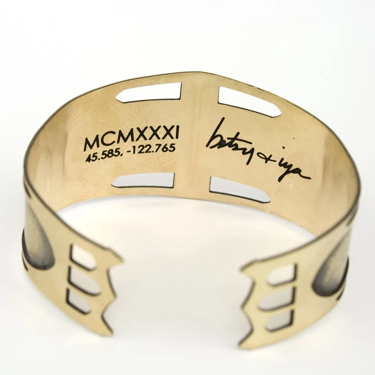 St. Johns Bridge cuff bracelet