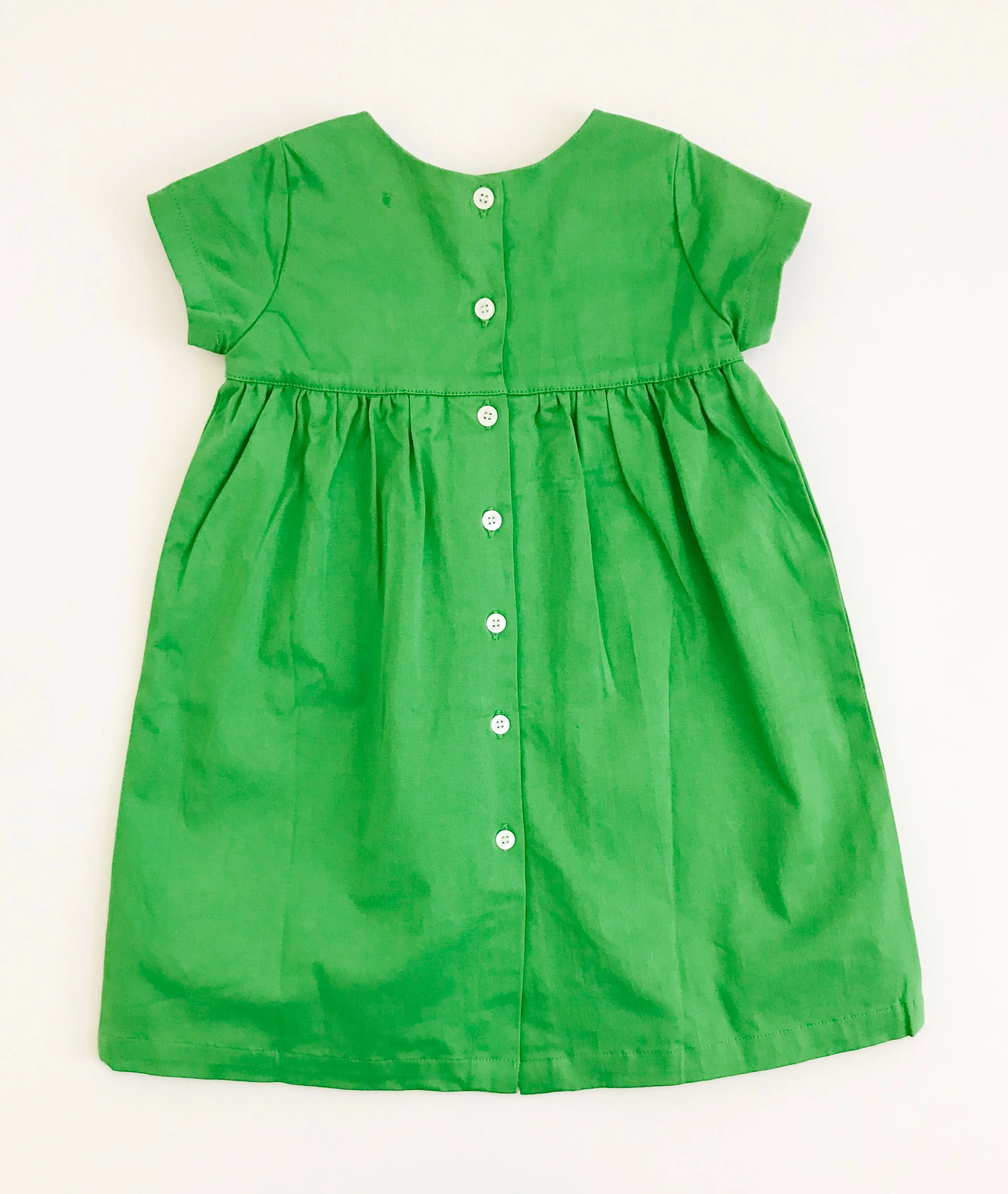 The Dolly Dress in Emerald