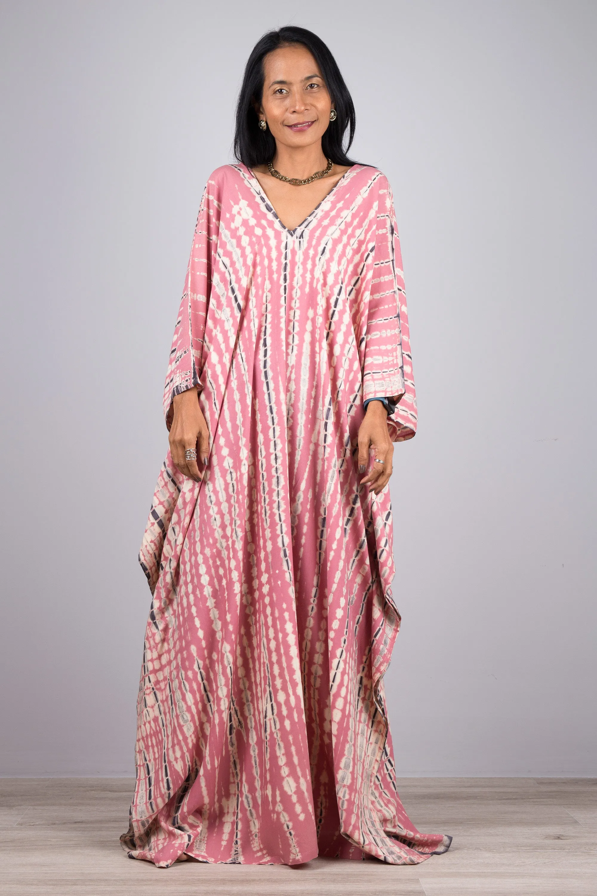 Tie dye kaftan, Beach dress, Long Maxi dress, resort Kaftan, Summer kaftan
