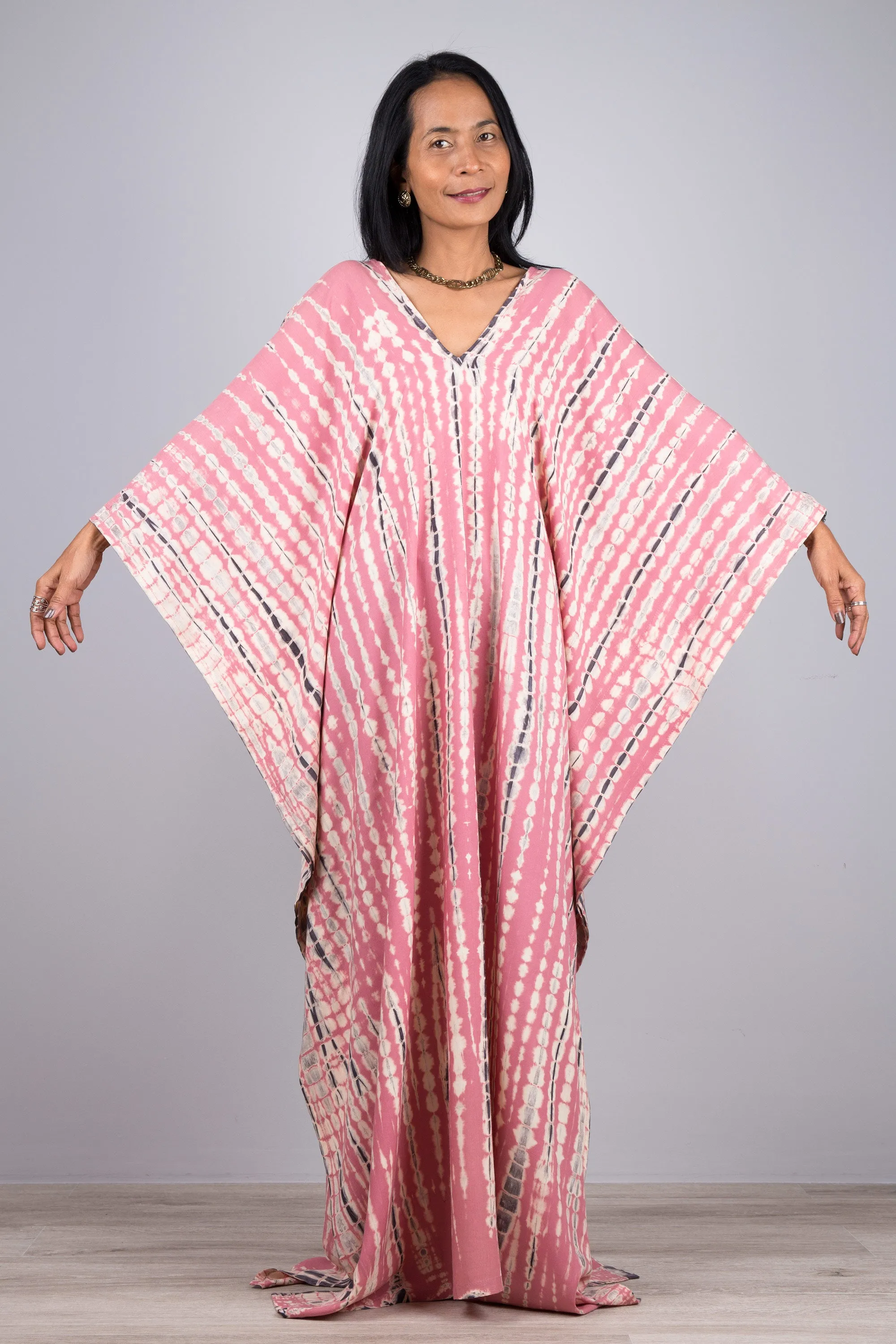 Tie dye kaftan, Beach dress, Long Maxi dress, resort Kaftan, Summer kaftan