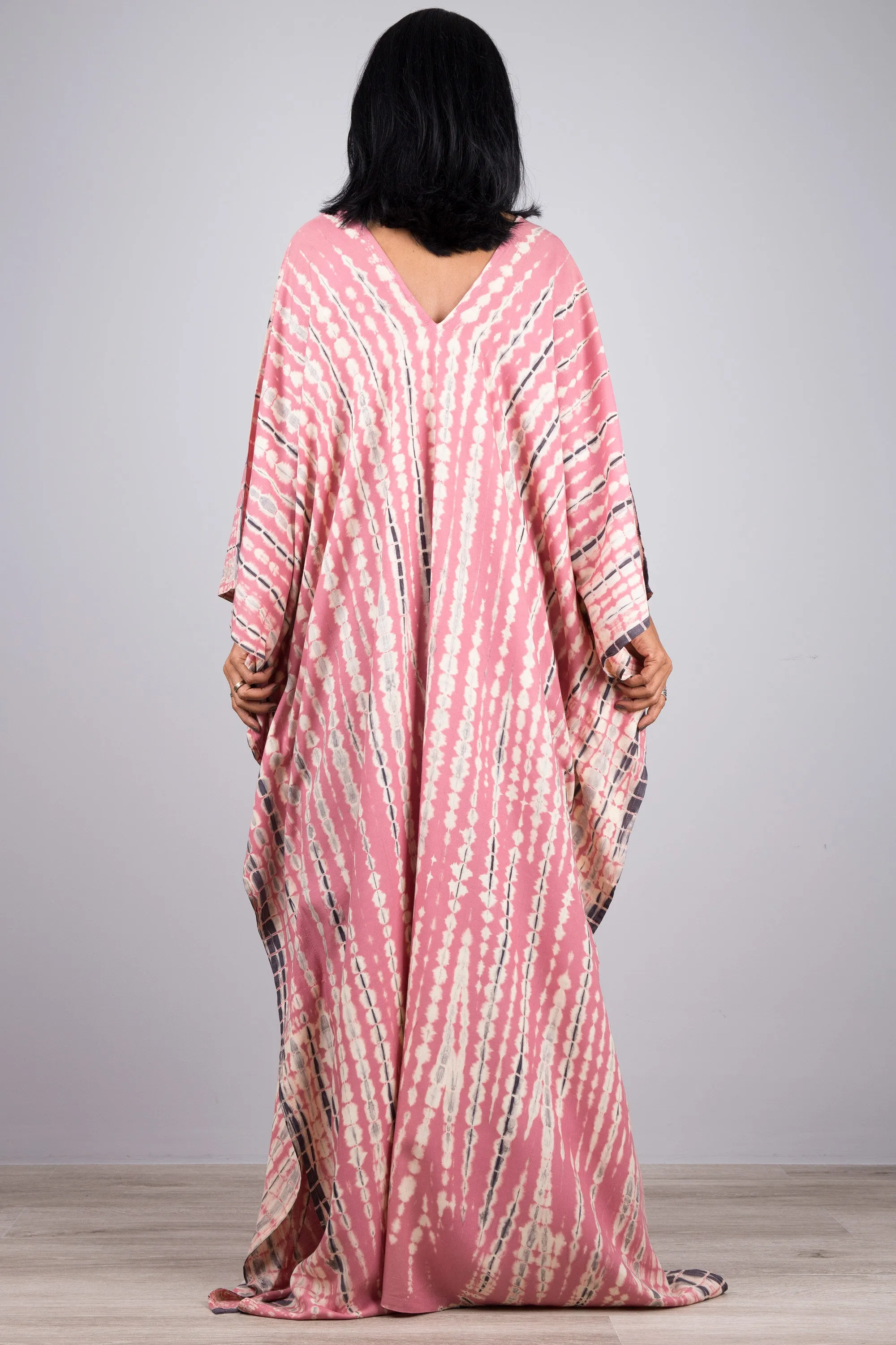 Tie dye kaftan, Beach dress, Long Maxi dress, resort Kaftan, Summer kaftan