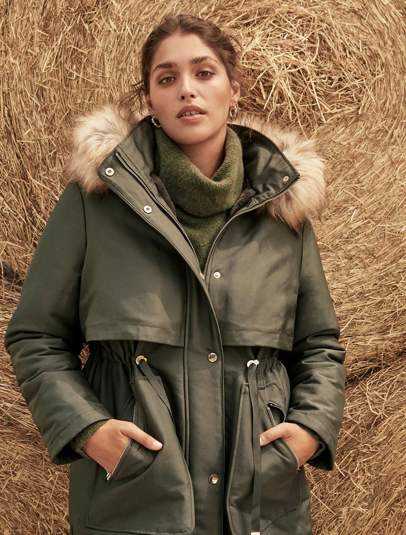 Valerie Curve Long Parka