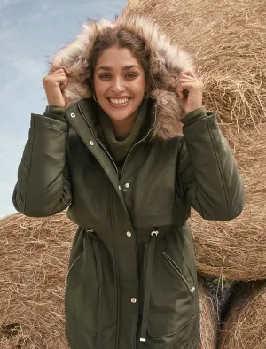 Valerie Curve Long Parka