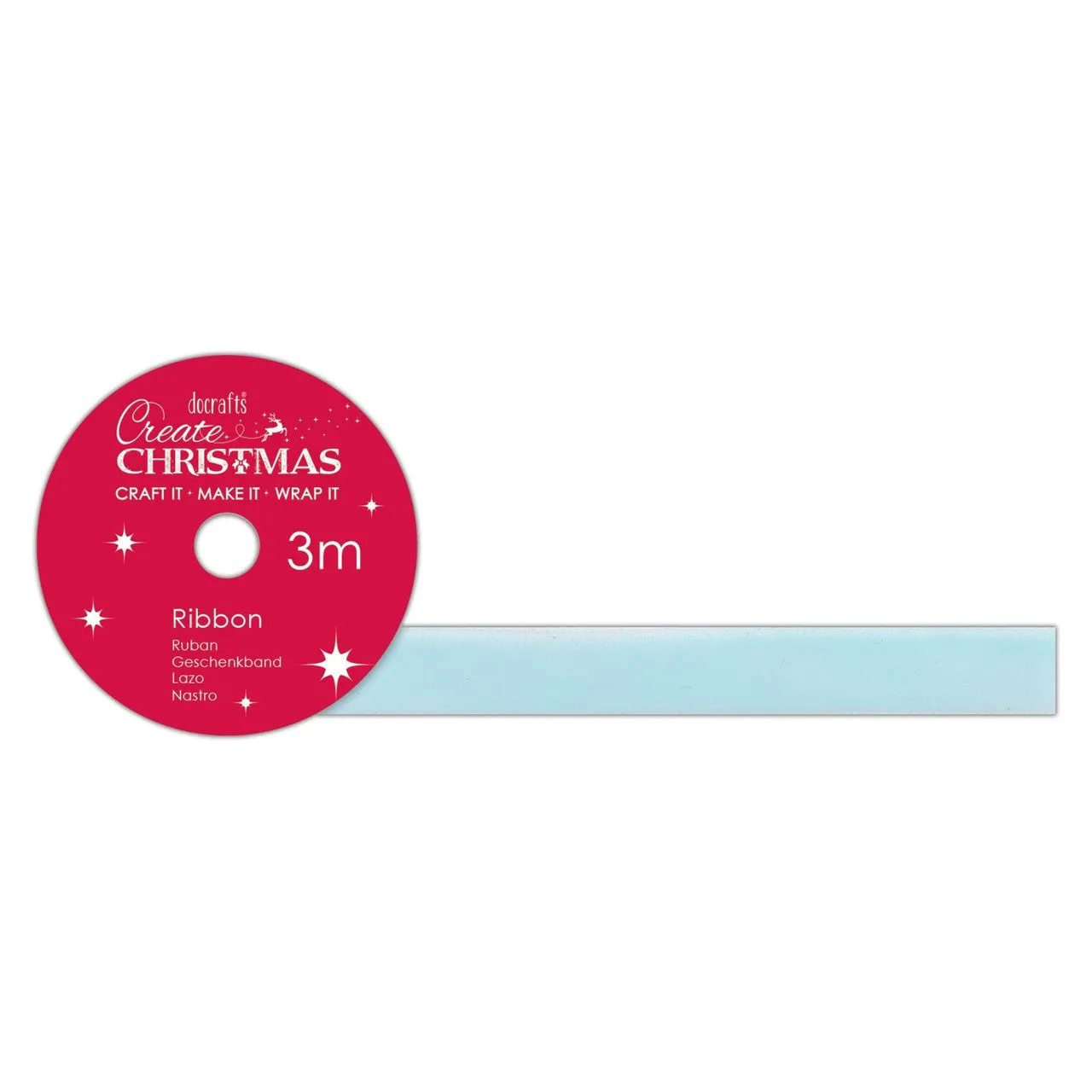 Velvet Ribbon (3m) - Pale Blue (PMA 367964)