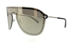 Versace 0VE2180 10006G Silver Shield Sunglasses