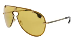 Versace 0VE2243 100285 Aviator Gold Gold Sunglasses