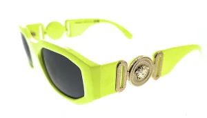 Versace 0VE4361 532187 Yellow Fluorescent Oval Sunglasses