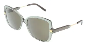Versace 0VE4390 5338/3 Transparent Black Butterfly Full Rim Sunglasses