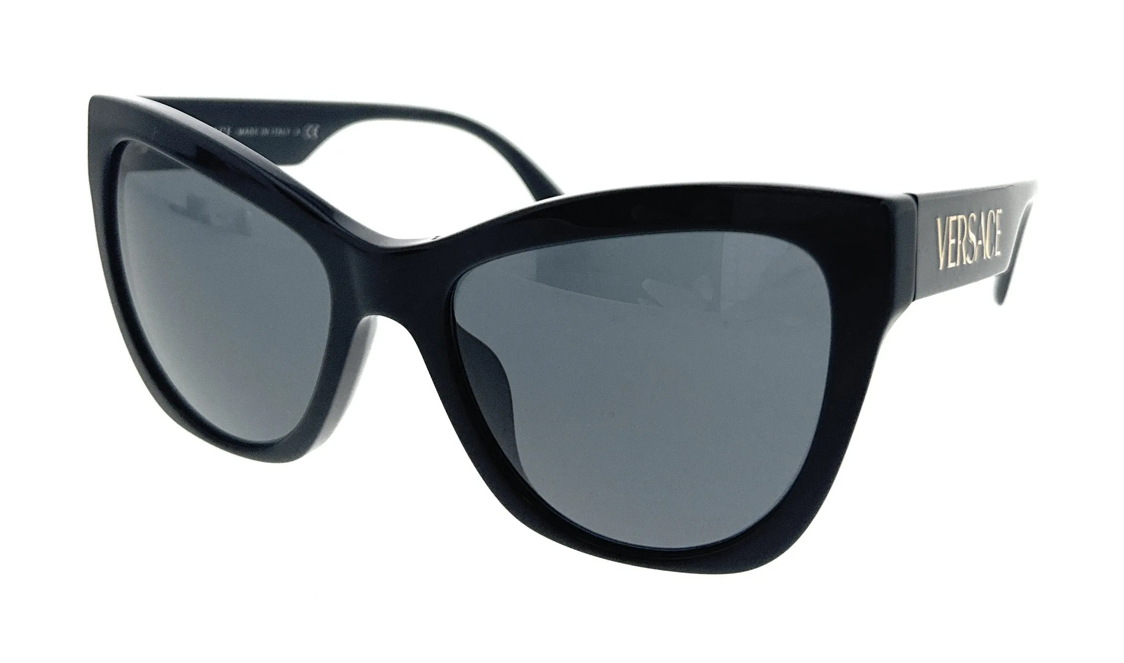 Versace 0VE4417U GB1/87 Black Cateye Full Rim Sunglasses