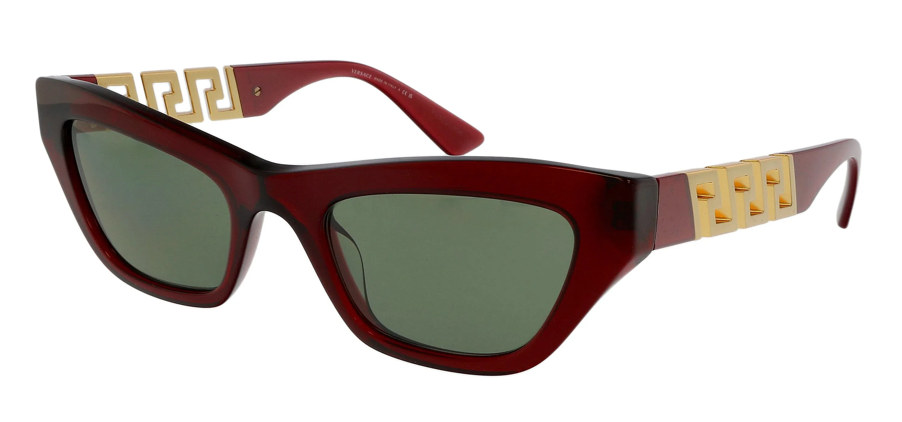 Versace 0VE4419 388/2 Cateye Transparent Red Red Sunglasses
