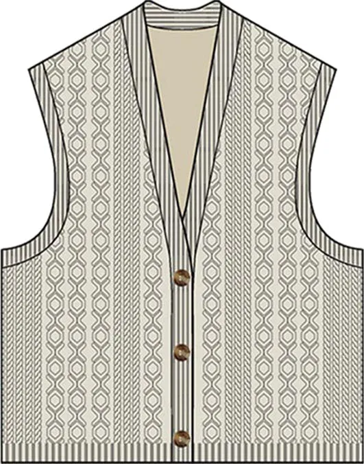 VIOLA GILET SS25CREAM