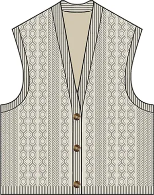 VIOLA GILET SS25CREAM