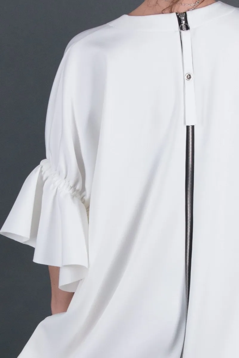 White Neoprene Dress ESIL
