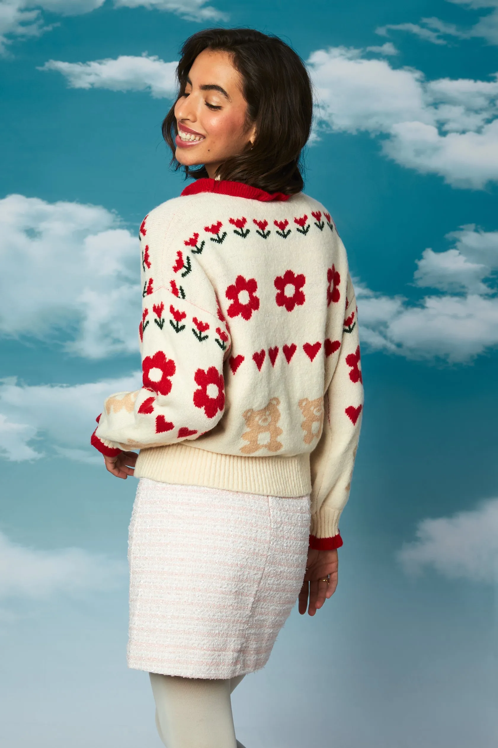 Winnie Teddy Roll Neck Jumper