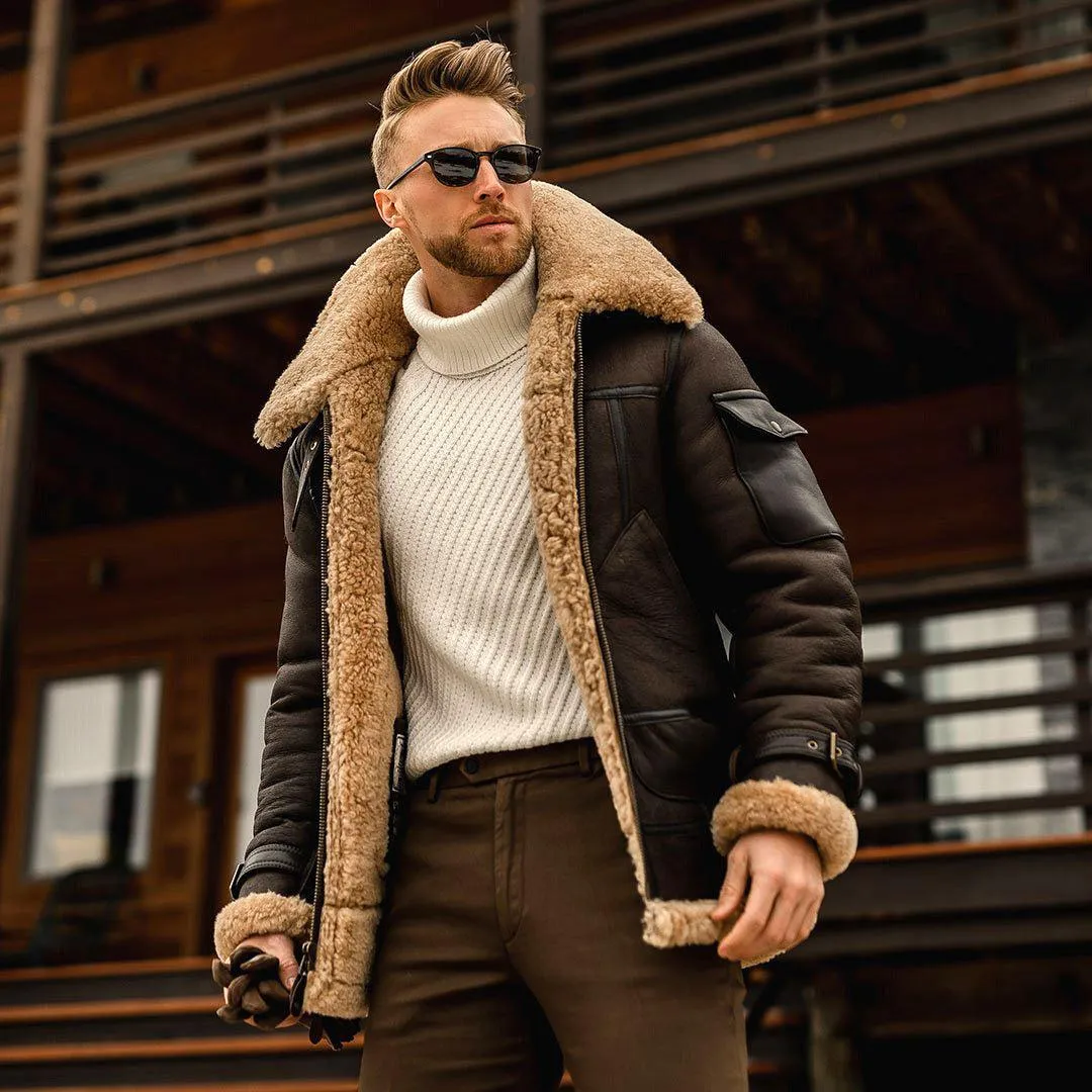 Winter Warm Fur Collar Coat