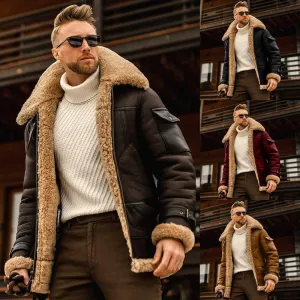 Winter Warm Fur Collar Coat