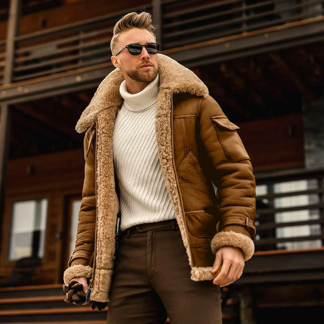Winter Warm Fur Collar Coat