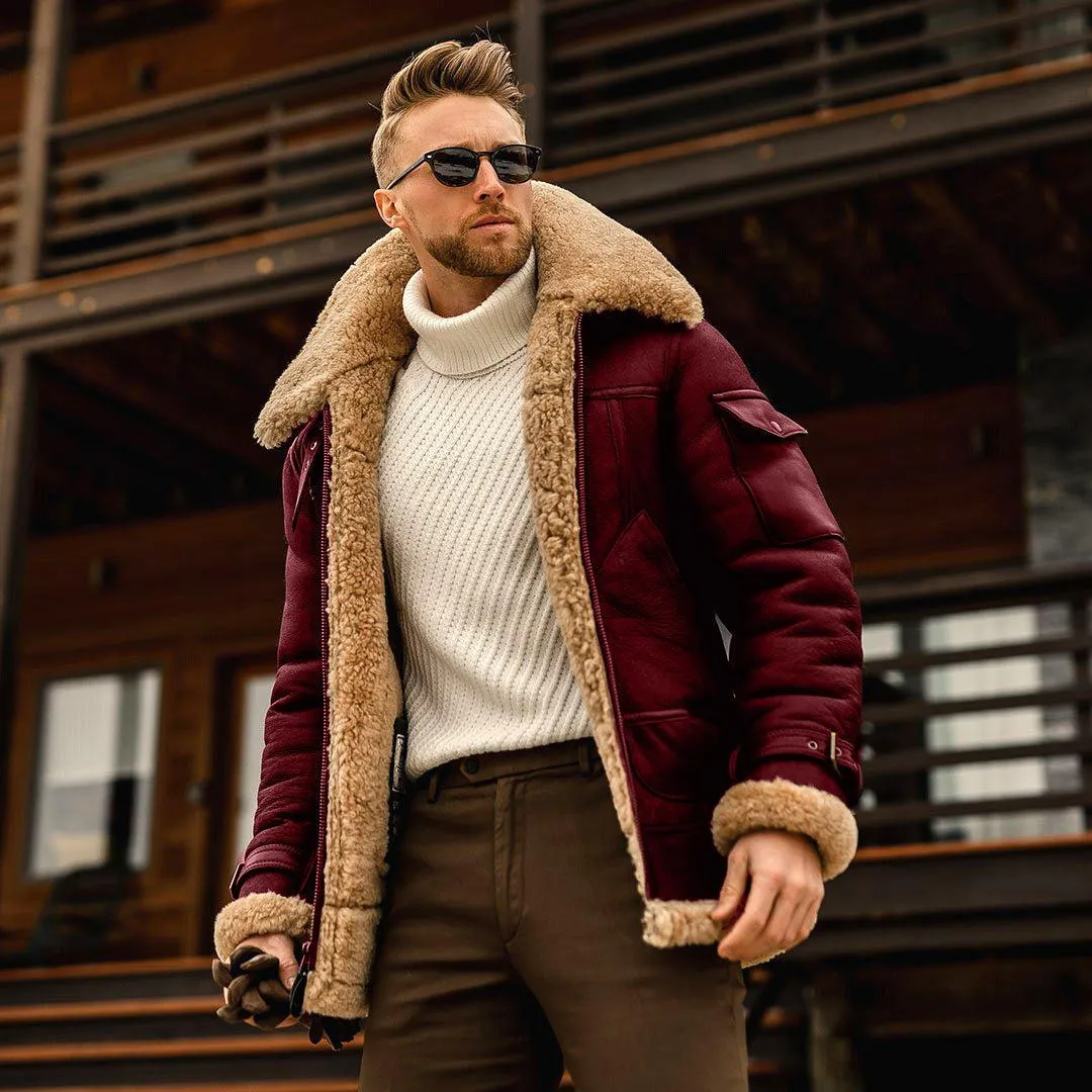 Winter Warm Fur Collar Coat