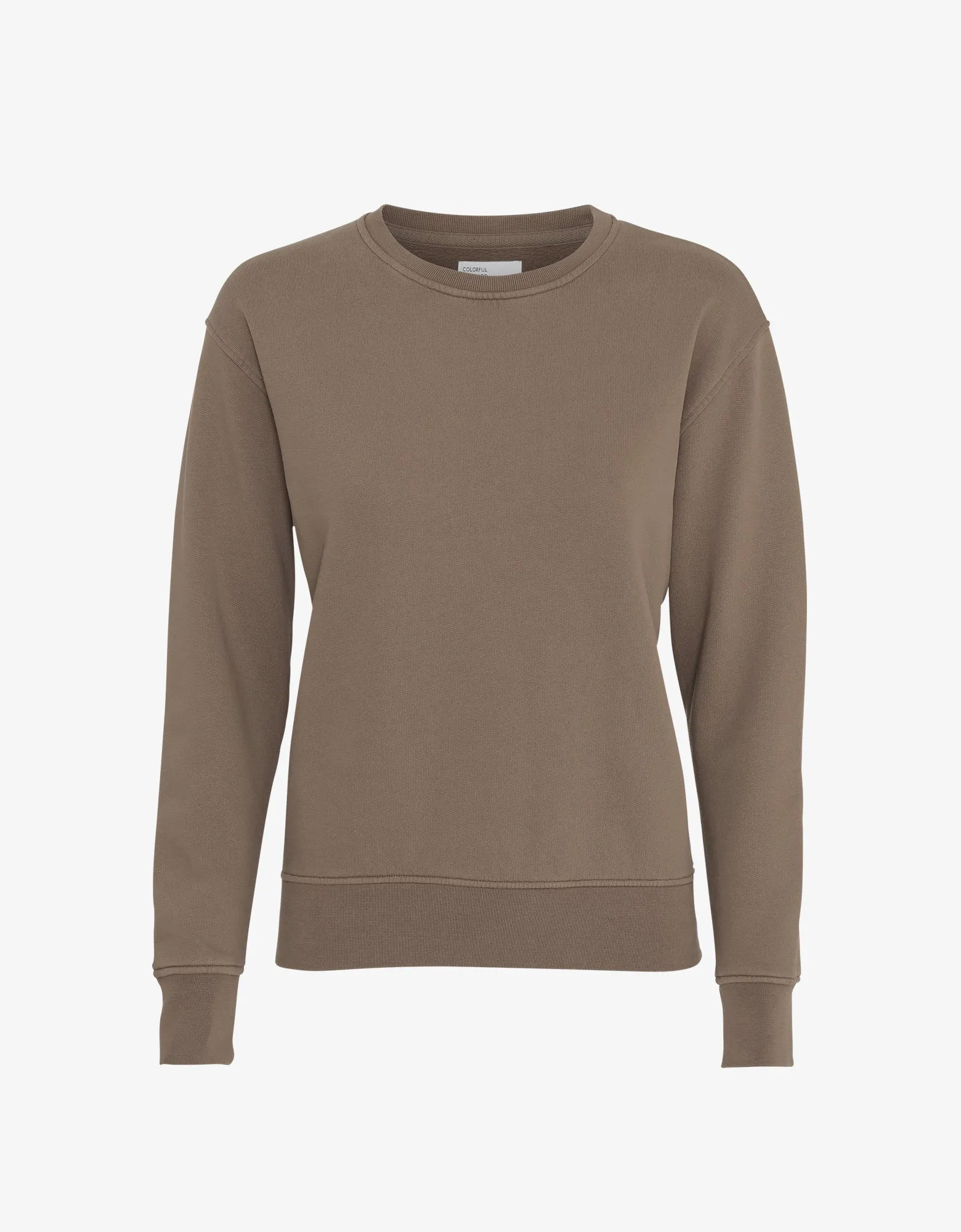 Women Classic Organic Crew - Warm Taupe