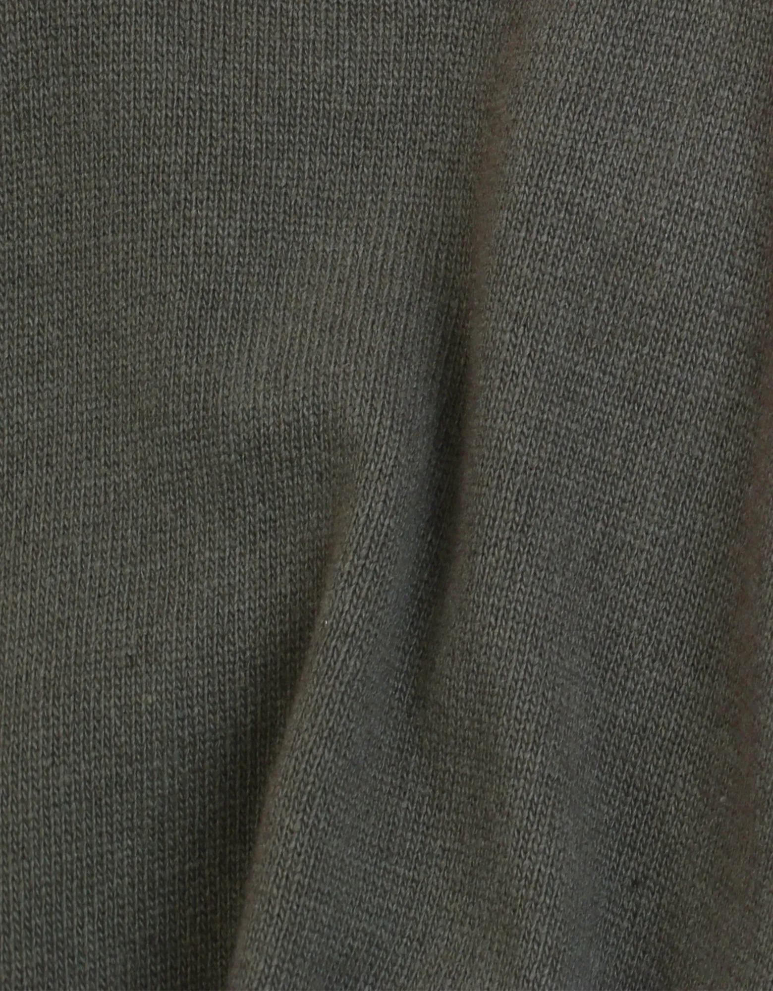 Women Light Merino Wool Crew - Dusty Olive